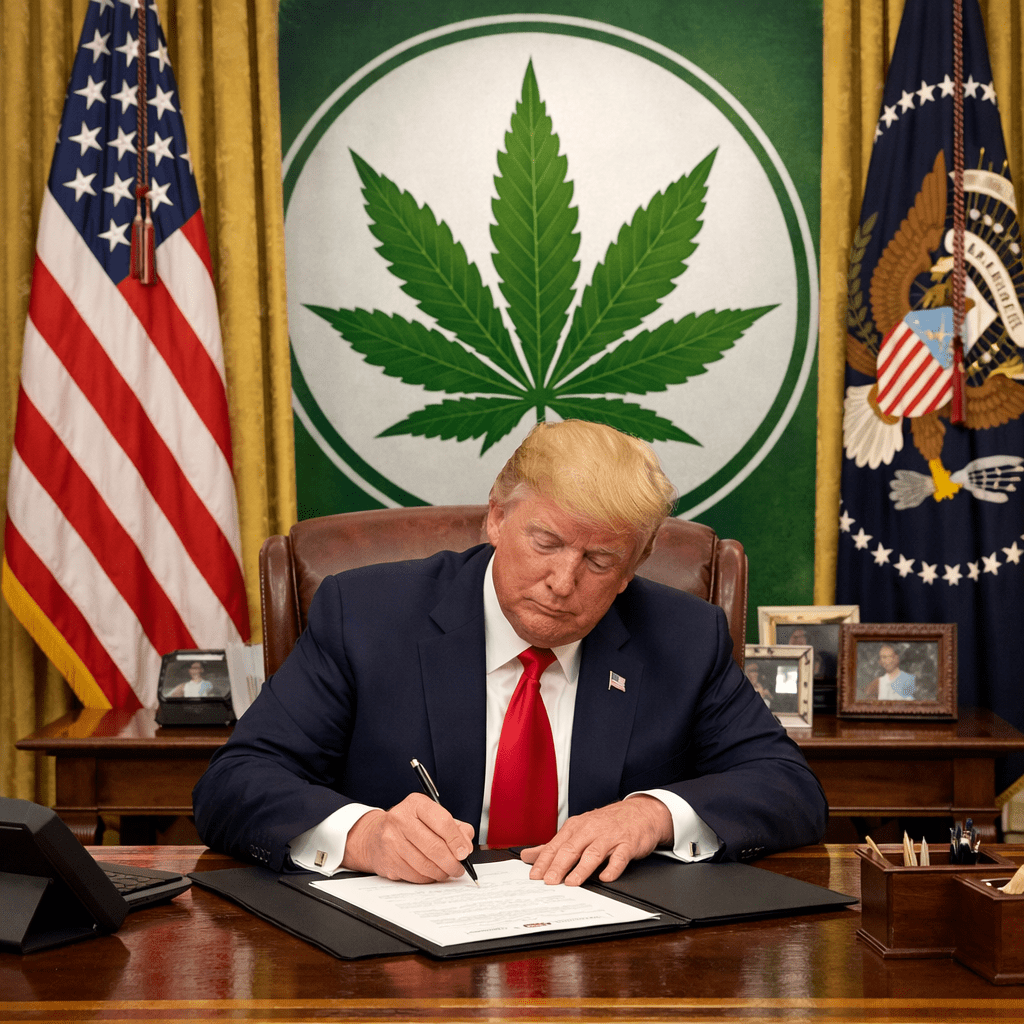 Trump Reportedly Expected To Sign Executive Order Set To Reclassify Marijuana, Easing Federal Restrictions!